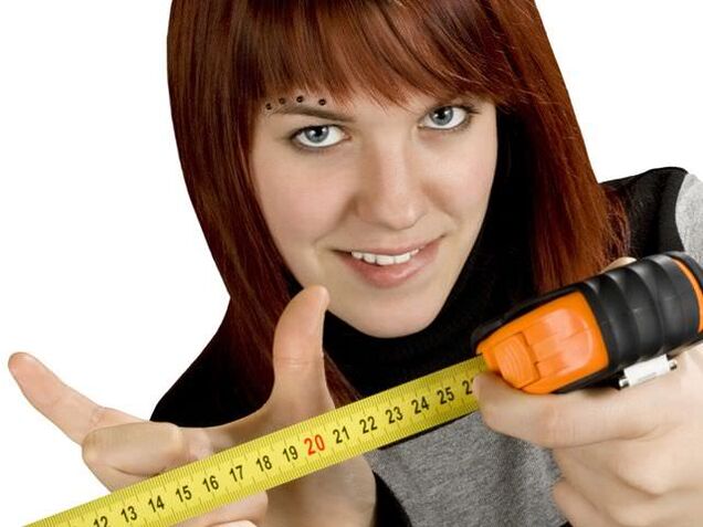 Merkbaar resultaat van fallusvergrotingsoefeningen